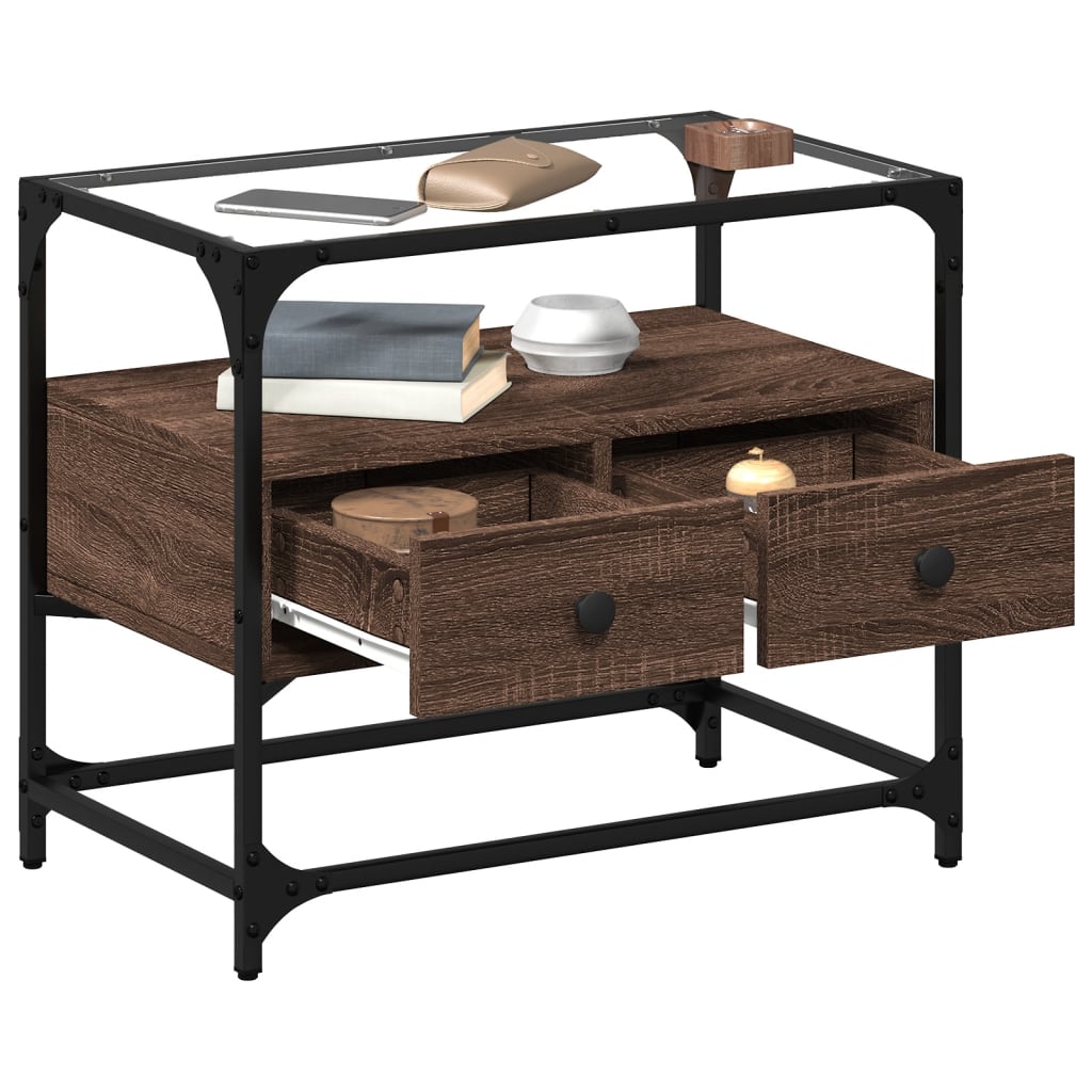TV skapītis, brūns ozols, 60x35x51cm, koks