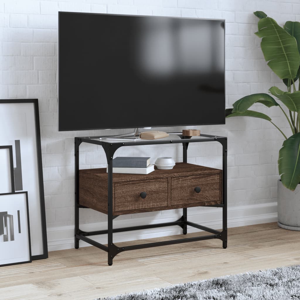 TV skapītis, brūns ozols, 60x35x51cm, koks