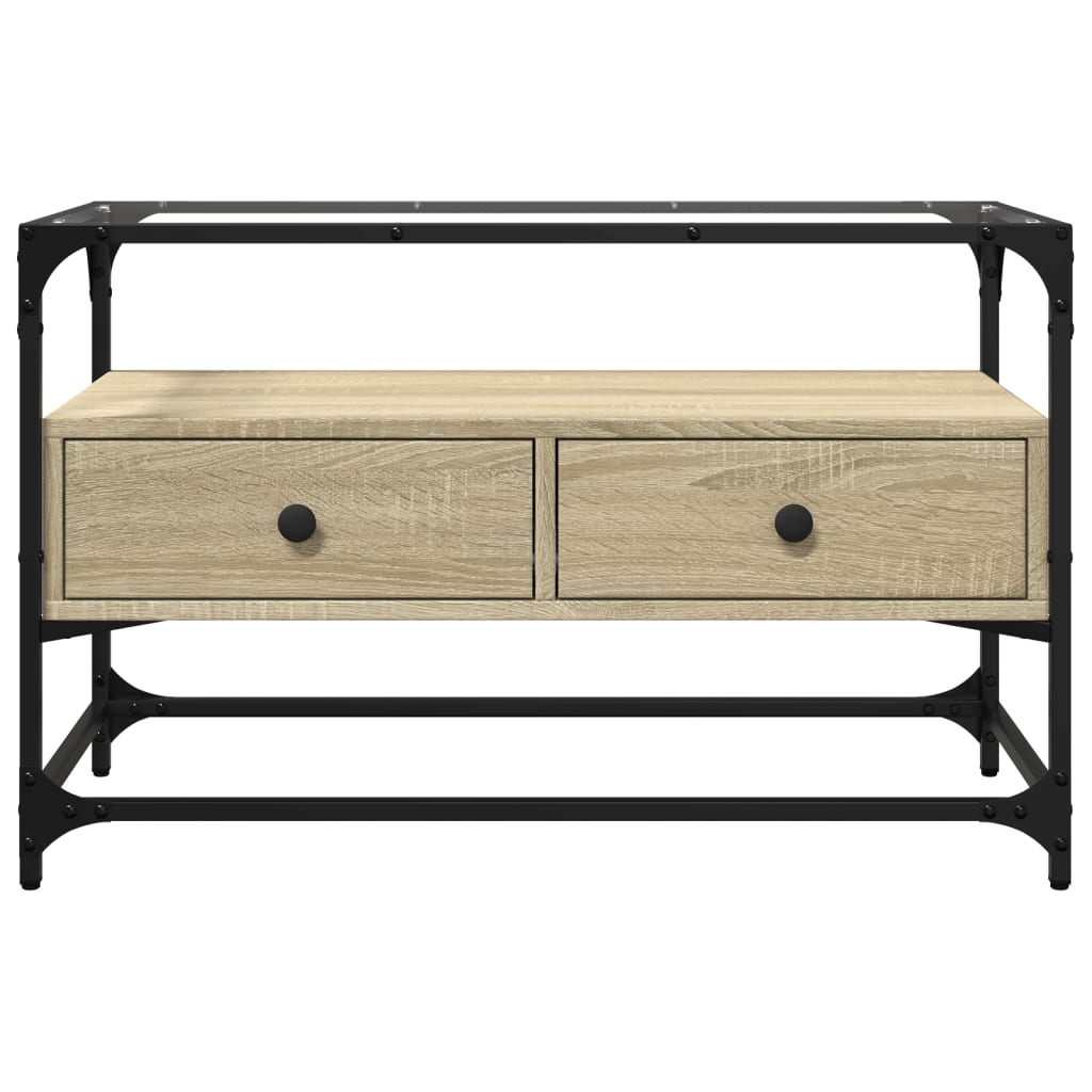 TV cabinet, sonoma oak, 80x35x51cm, engineered wood