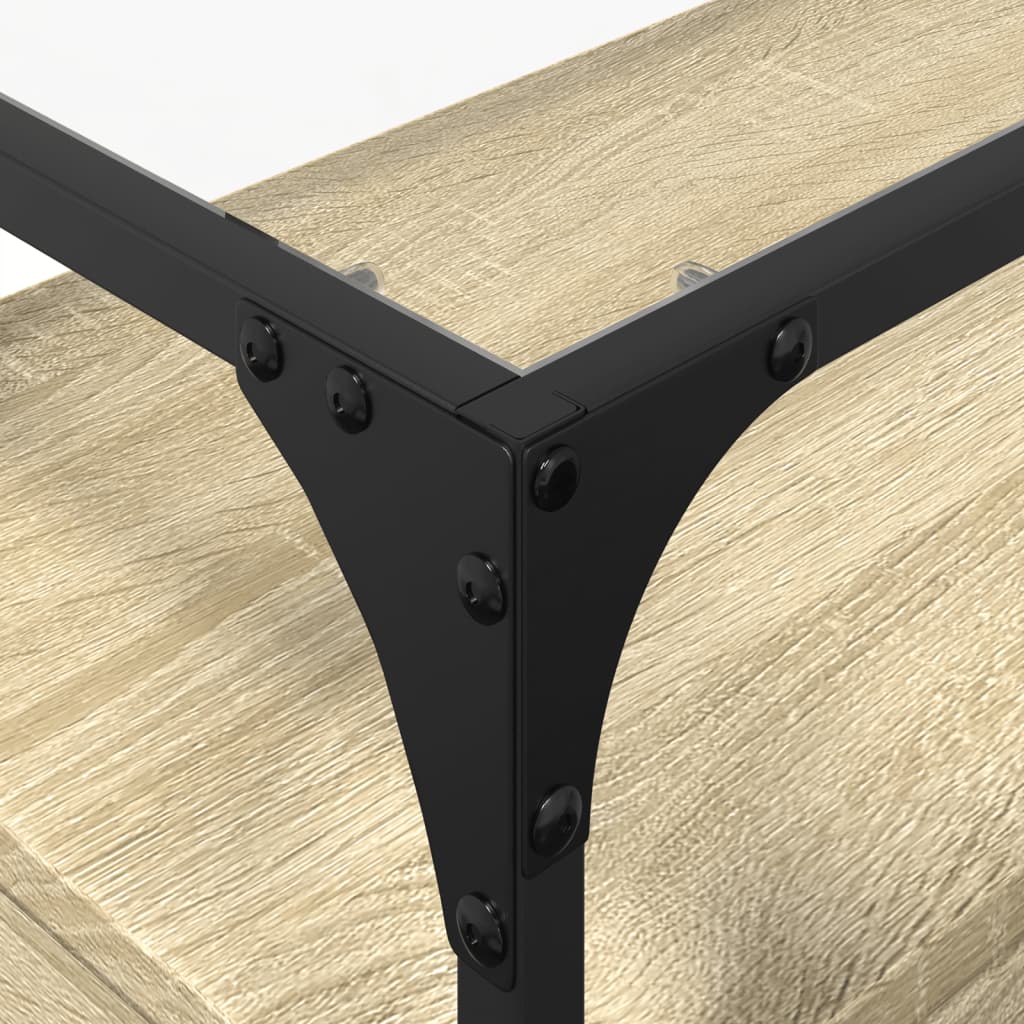 TV cabinet, sonoma oak, 80x35x51cm, engineered wood