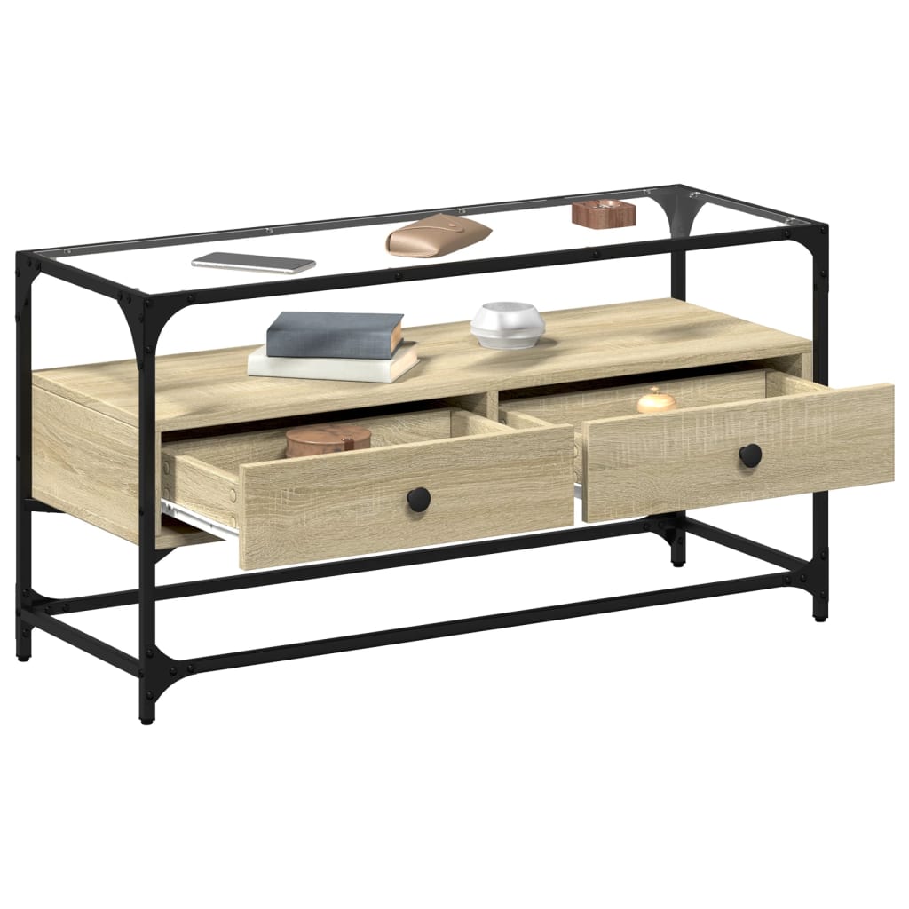 TV cabinet, Sonoma oak, 98x35x51cm, wood