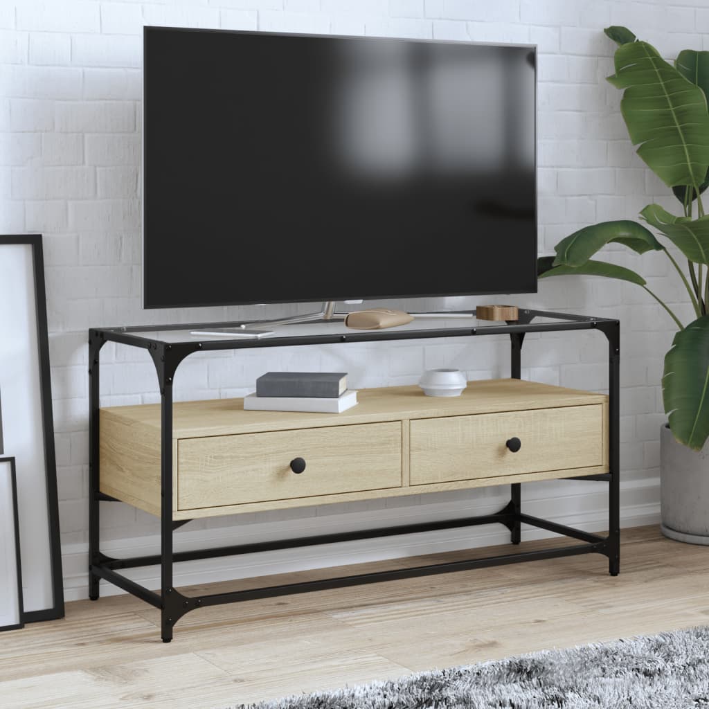 TV cabinet, Sonoma oak, 98x35x51cm, wood