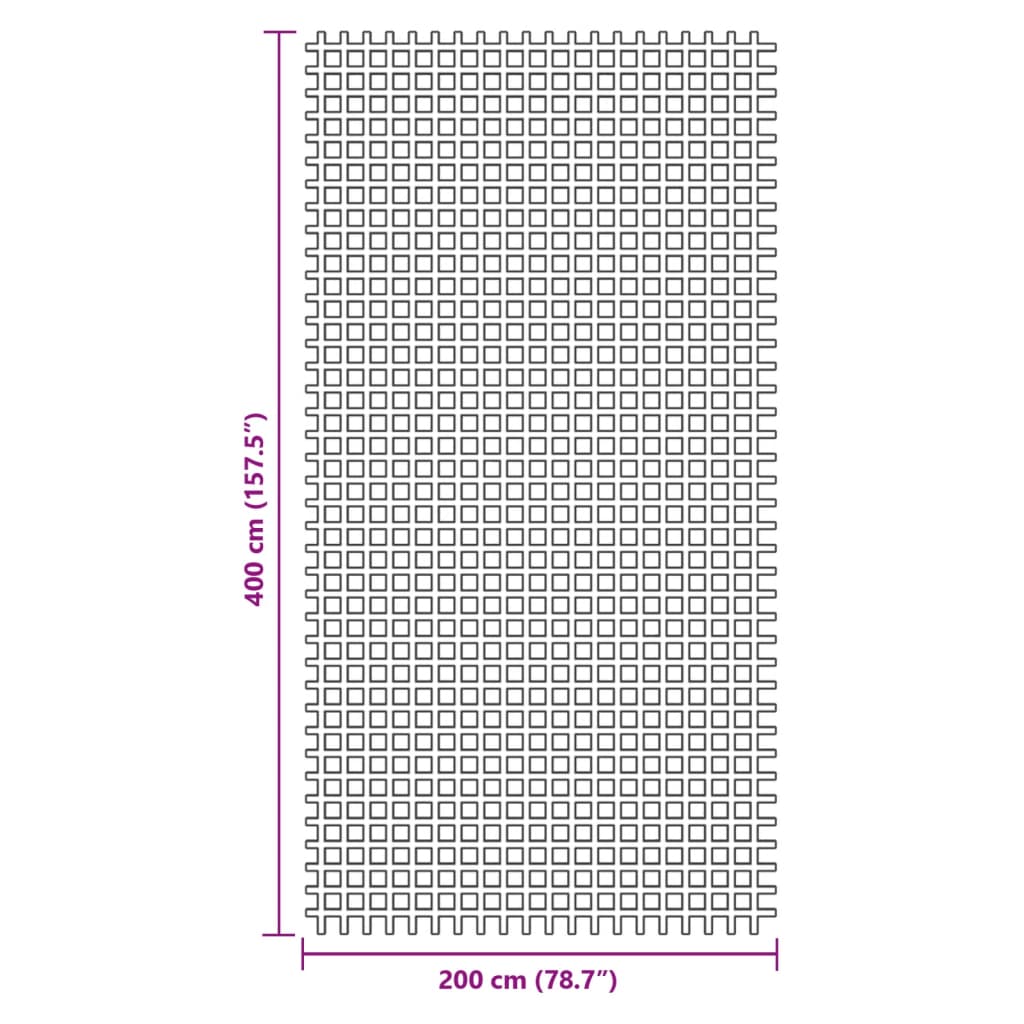 Tent carpet, blue, 4x2m