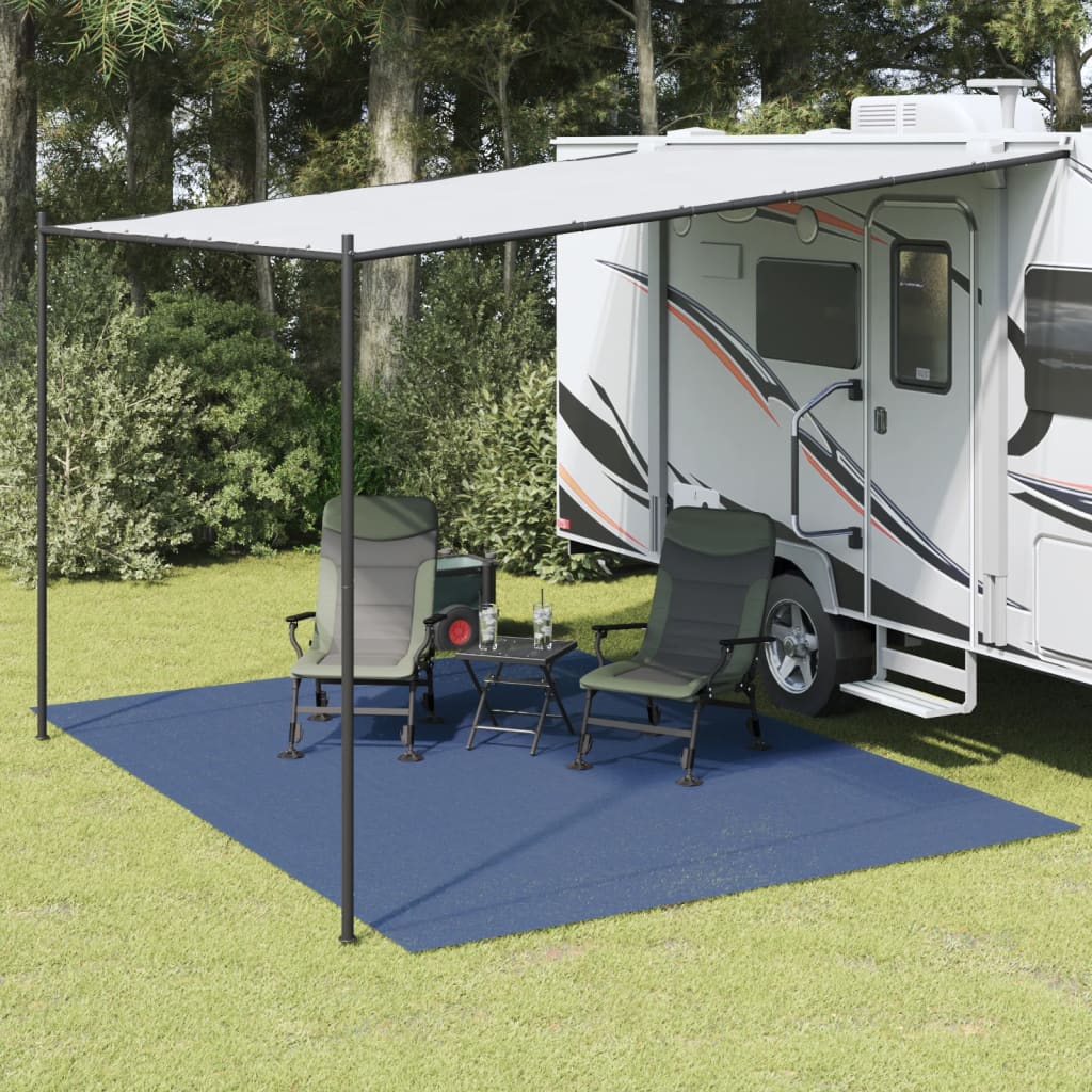 Tent carpet, blue, 4x3m
