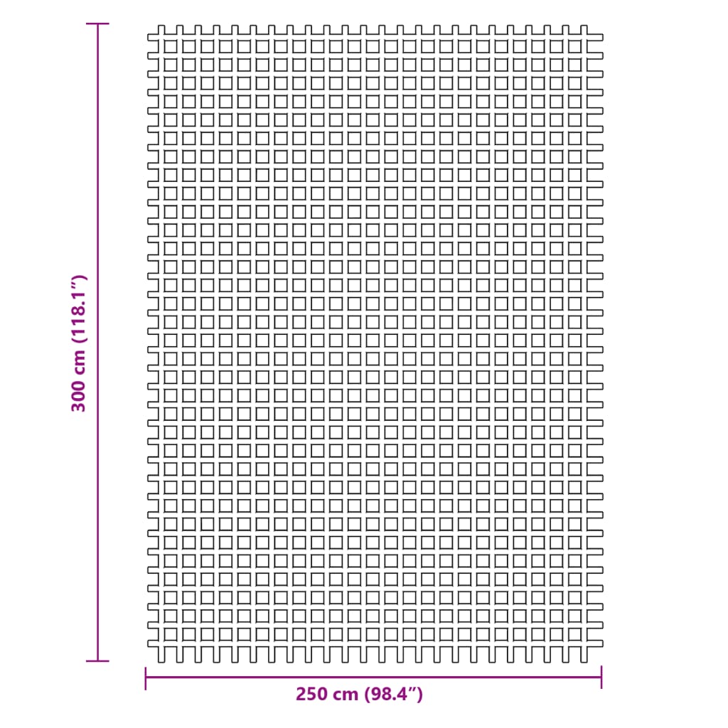 Palapinės kilimas, žalios spalvos, 3x2,5m