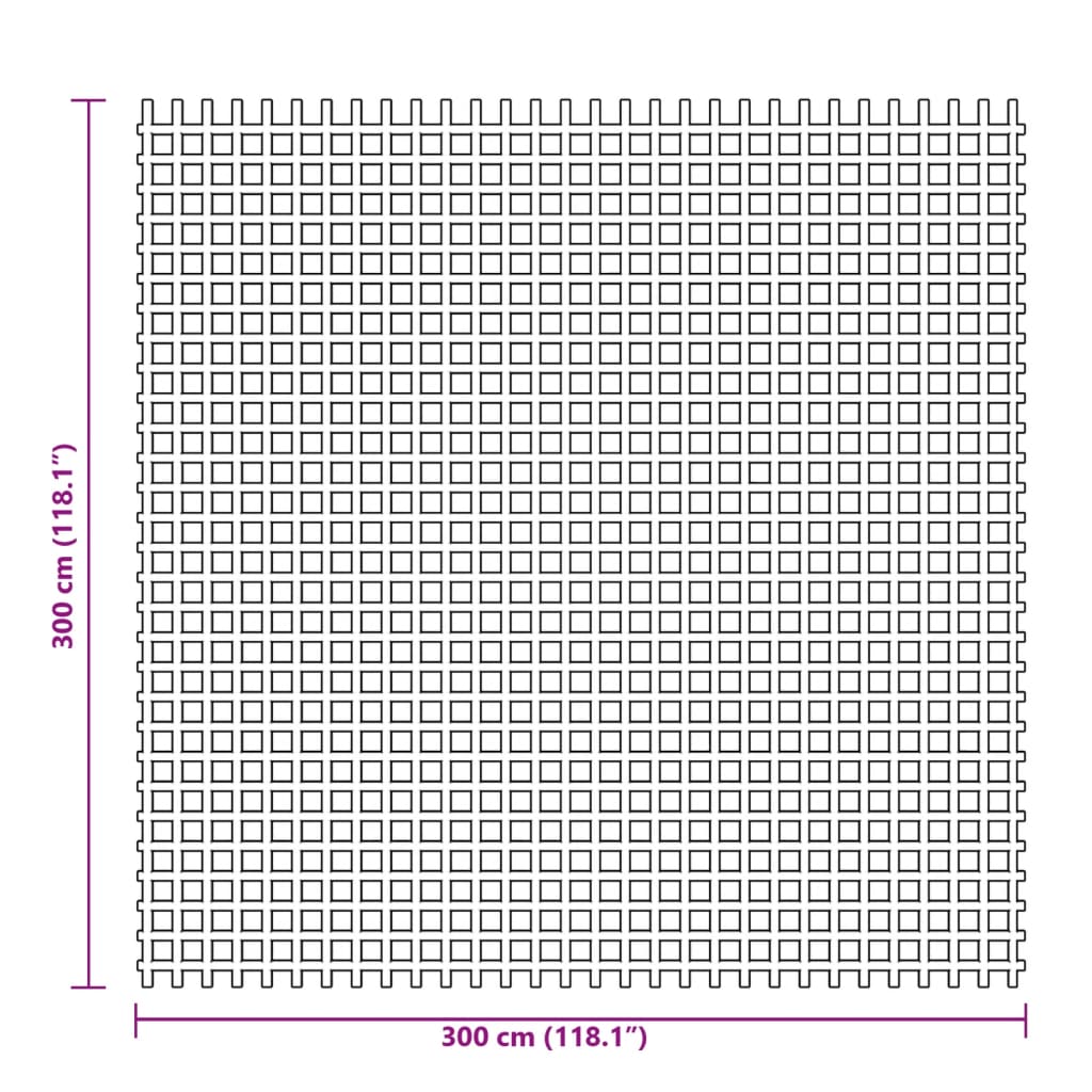 Palapinės kilimas, žalios spalvos, 3x3m