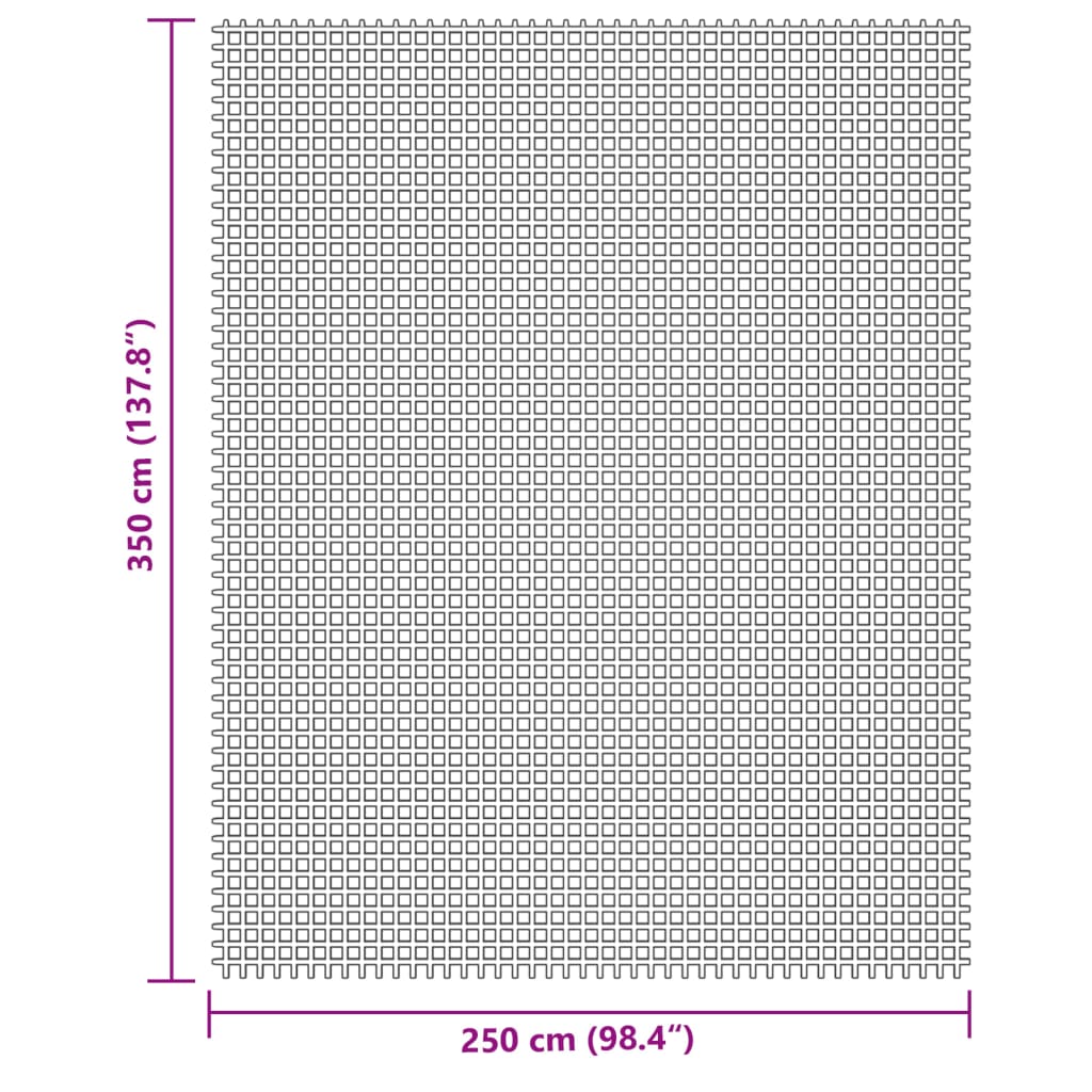 Palapinės kilimas, kreminės spalvos, 3,5x2,5m
