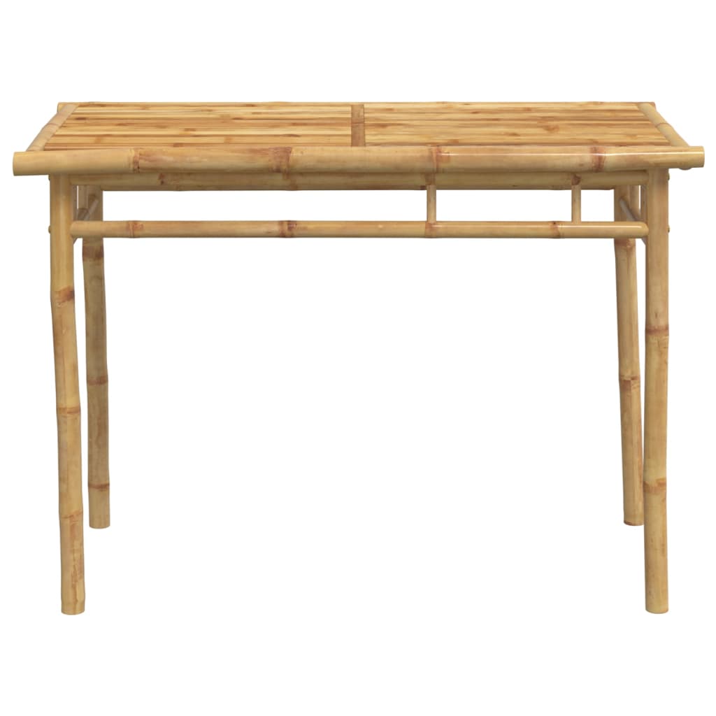 Garden Dining Table, 110x55x75cm, Bamboo