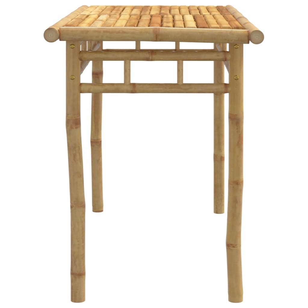 Garden Dining Table, 110x55x75cm, Bamboo