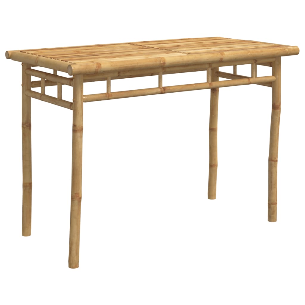 Garden Dining Table, 110x55x75cm, Bamboo