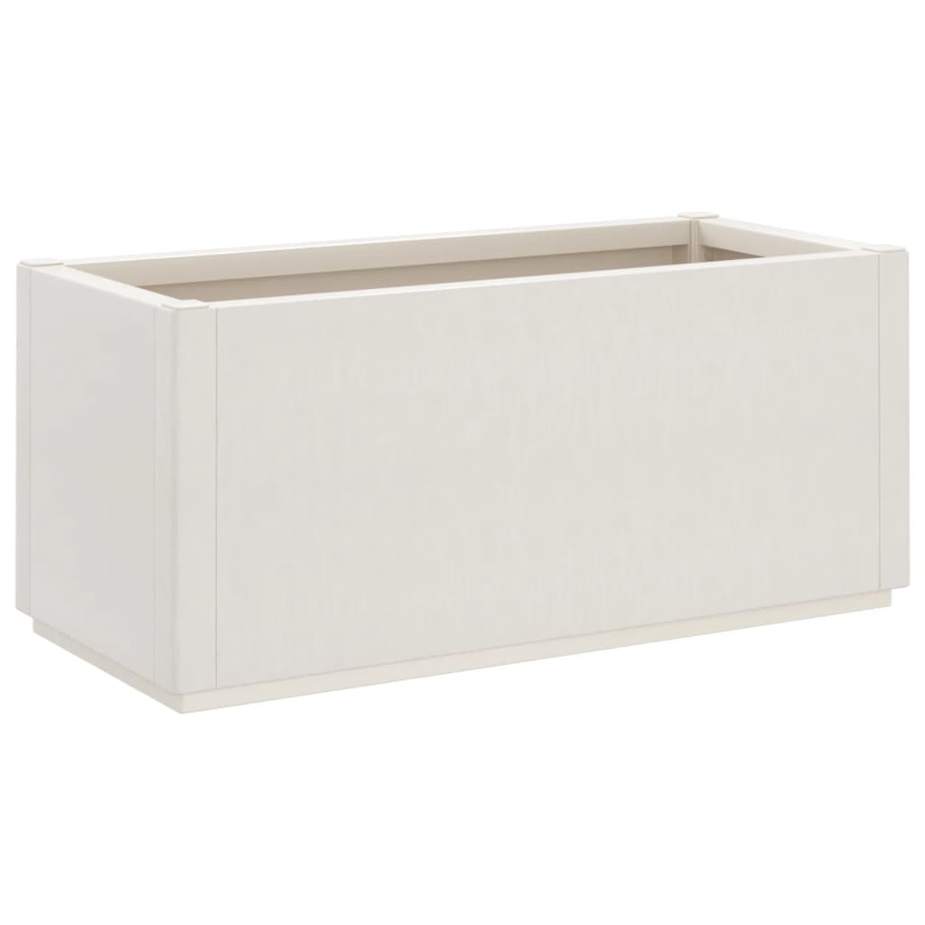 Sodo lovelis, baltos spalvos, 80x36x35cm, PP