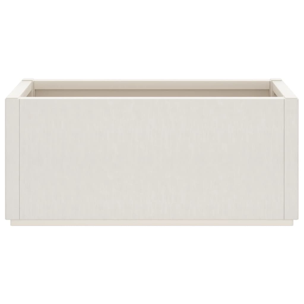 Sodo lovelis, baltos spalvos, 80x36x35cm, PP