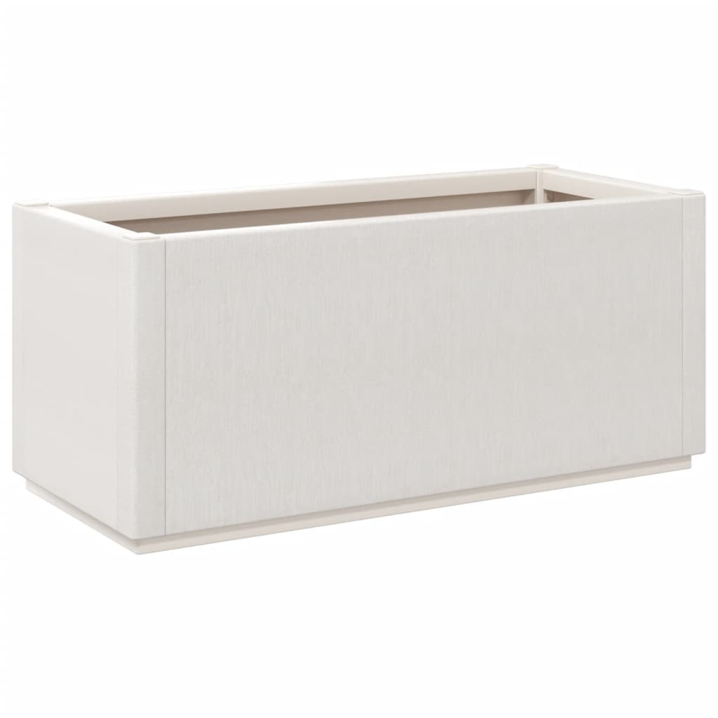 Sodo lovelis, baltos spalvos, 80x36x35cm, PP