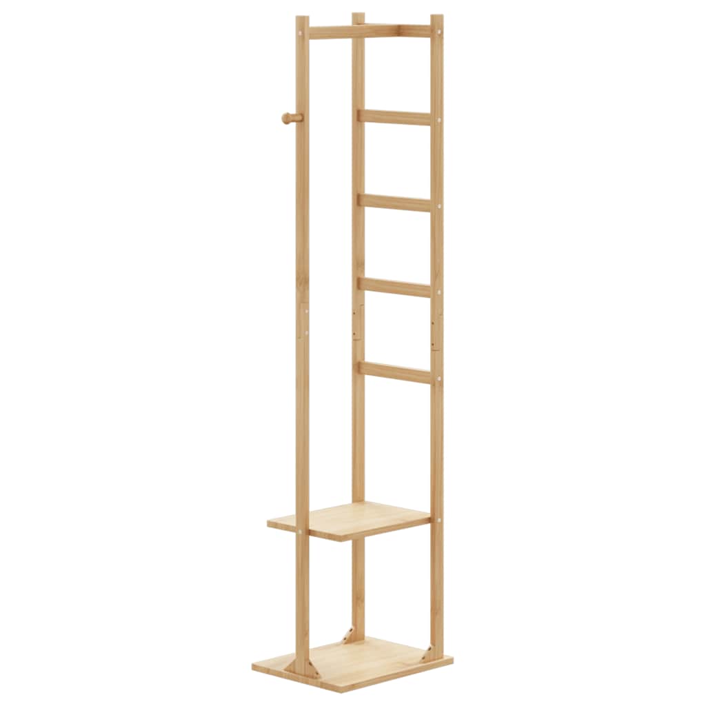 palto stovas su kabliukais ir lentynomis 38,5x30x156 cm
