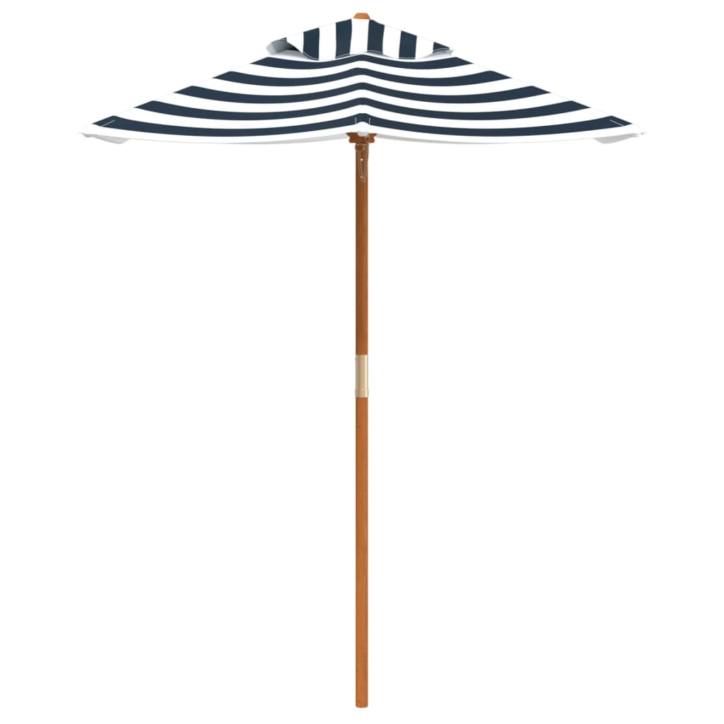 Children's Garden Umbrella with Wooden Pole, Ø120x140cm