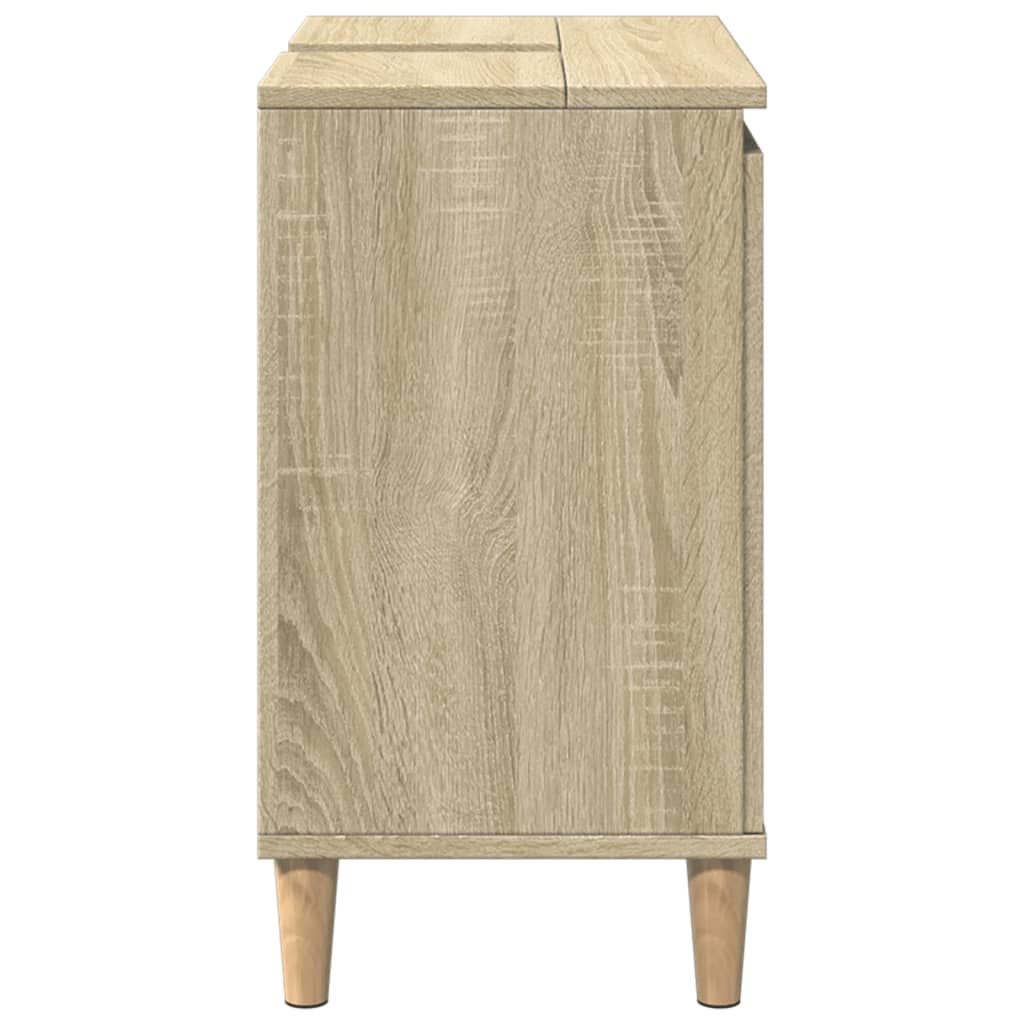 Sink cabinet, oak, 58x33x60cm, treated wood
