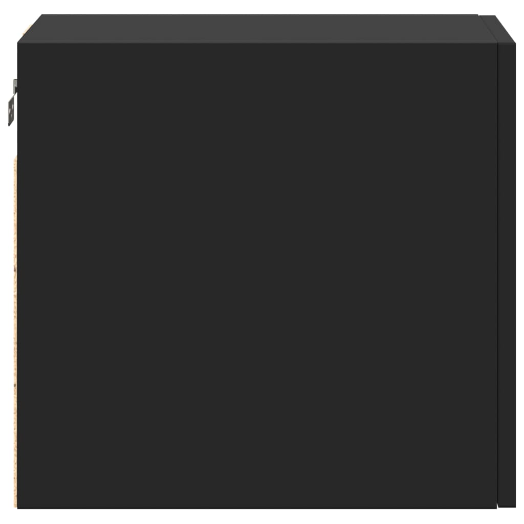 Wall cabinet, black, 30x42.5x40cm, engineered wood