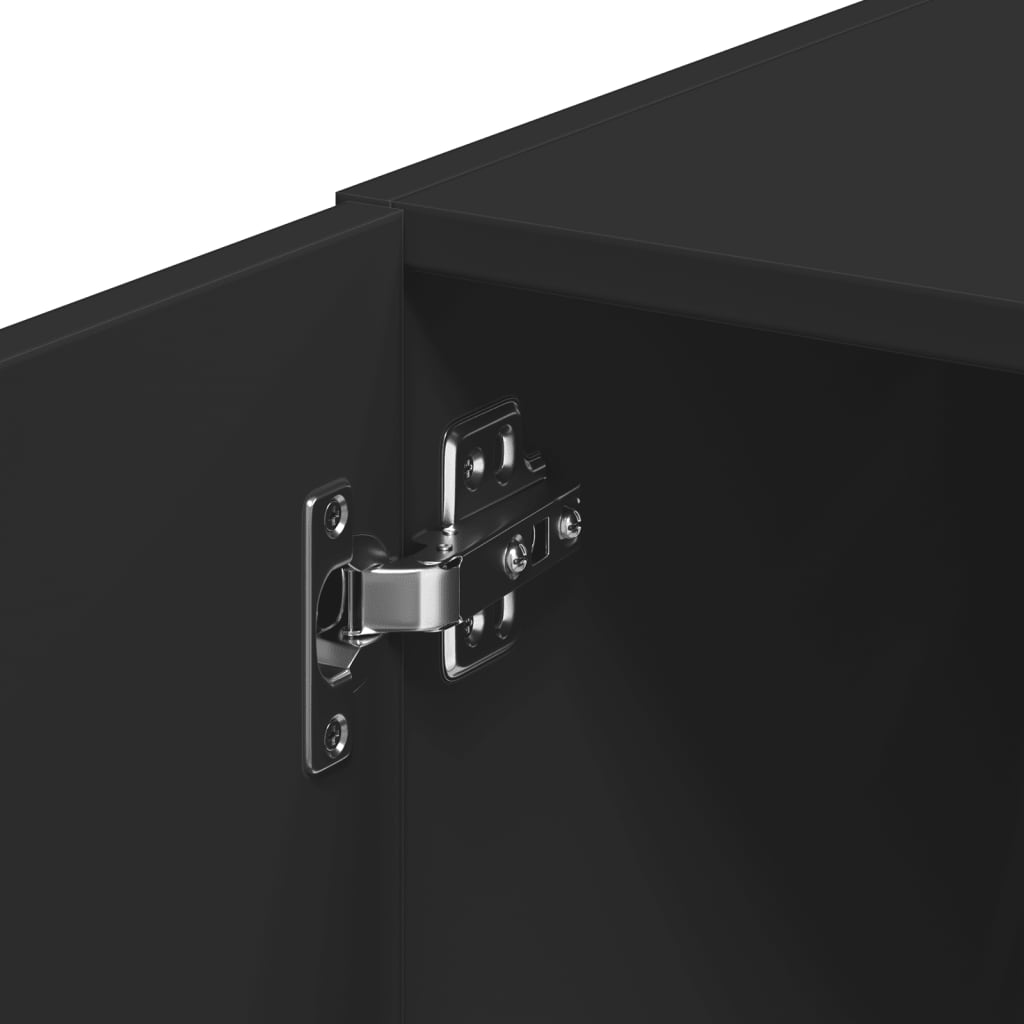 Wall cabinet, black, 30x42.5x40cm, engineered wood