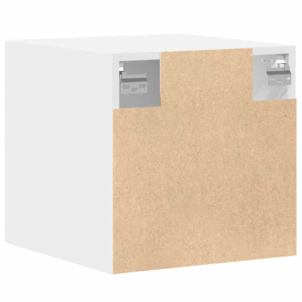 Wall cabinet, white, 40x42.5x40cm, treated wood