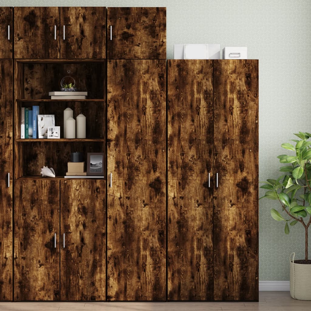 Wall cabinet, smoked oak, 45x42.5x40cm, wood