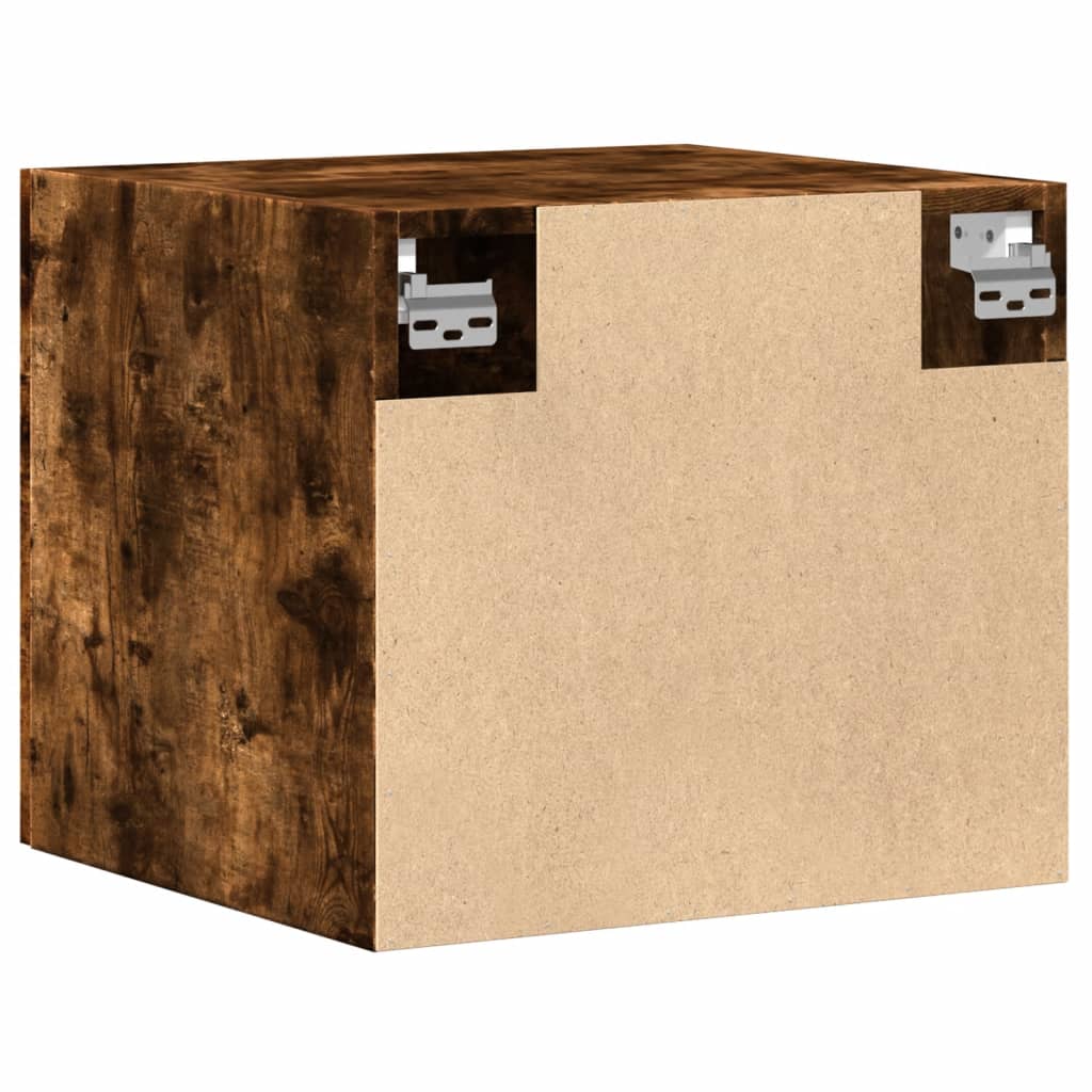 Wall cabinet, smoked oak, 45x42.5x40cm, wood
