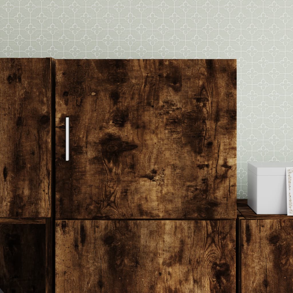 Wall cabinet, smoked oak, 45x42.5x40cm, wood