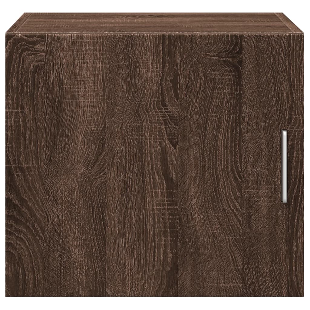 Wall cabinet, brown oak, 45x42.5x40cm, engineered wood