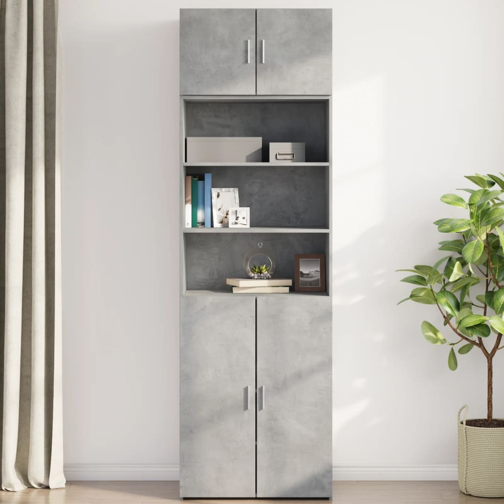 Wall cabinet, concrete grey, 70x42.5x40cm, engineered wood