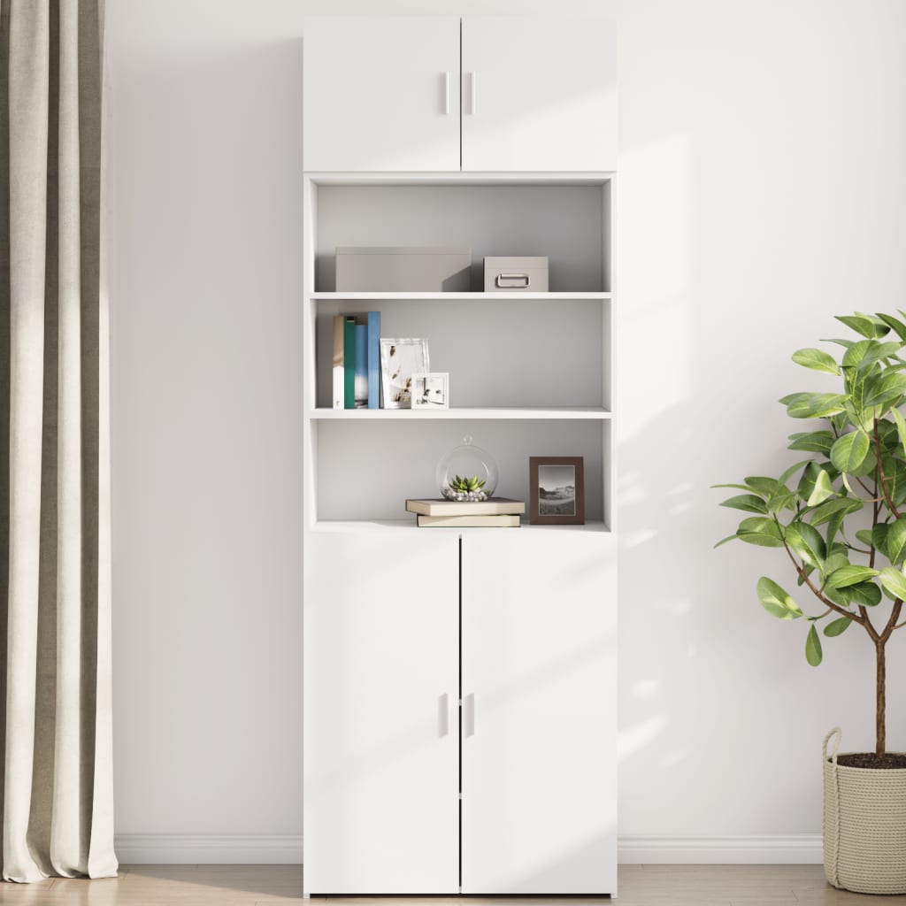 Wall cabinet, white, 80x42.5x40cm, engineered wood