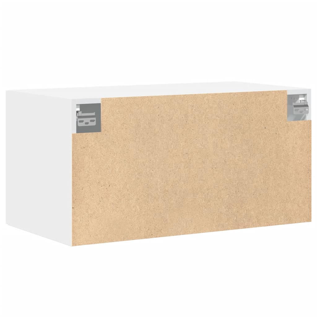Wall cabinet, white, 80x42.5x40cm, engineered wood