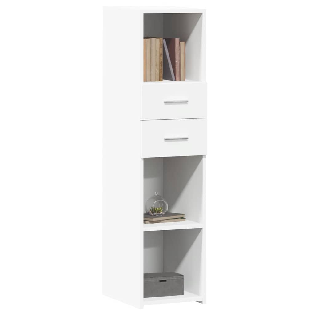 Chest of drawers, white, 30x42.5x124cm, engineered wood