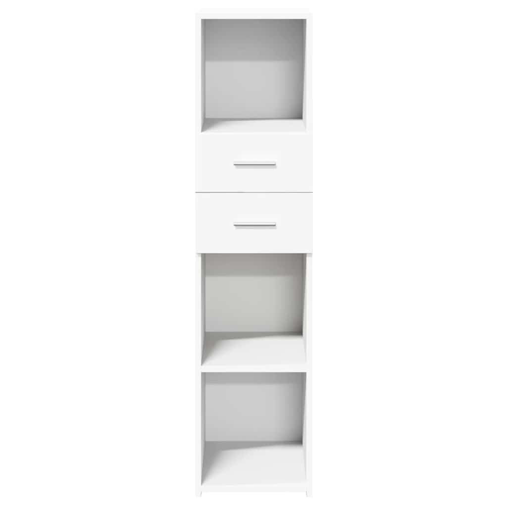 Chest of drawers, white, 30x42.5x124cm, engineered wood