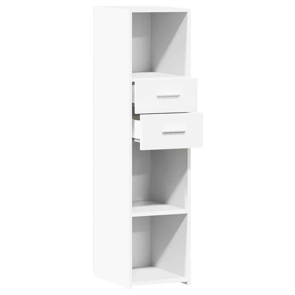 Chest of drawers, white, 30x42.5x124cm, engineered wood