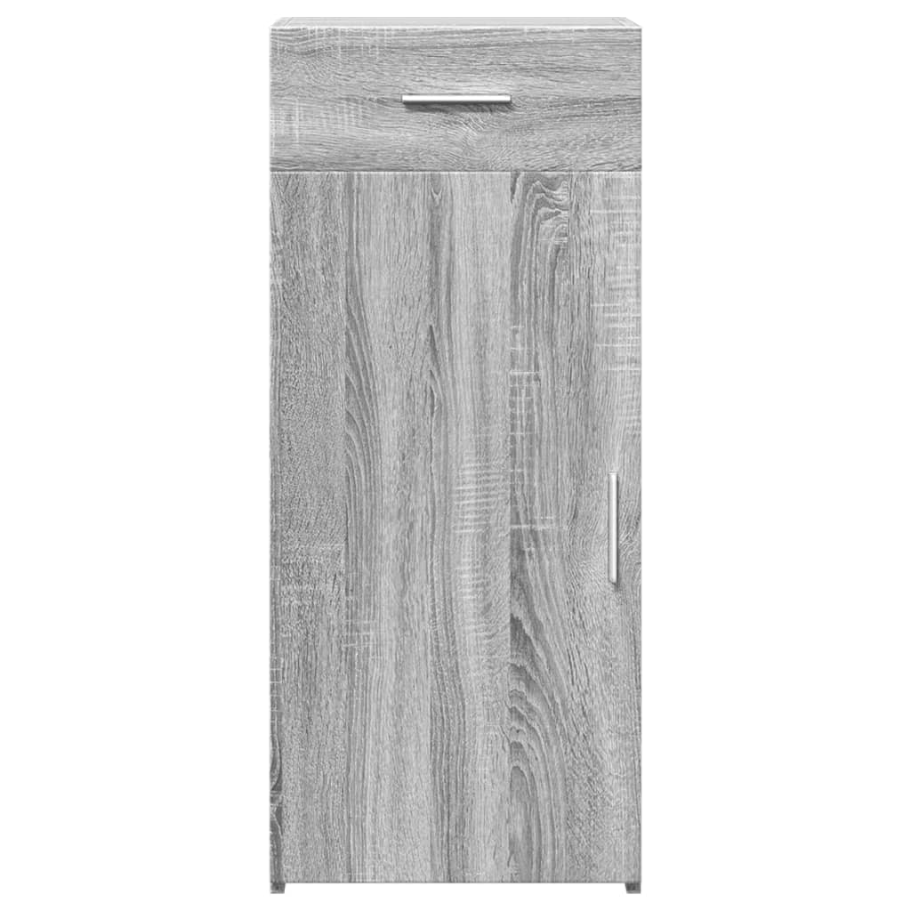 Sideboard, gray oak, 40x42.5x93cm, engineered wood