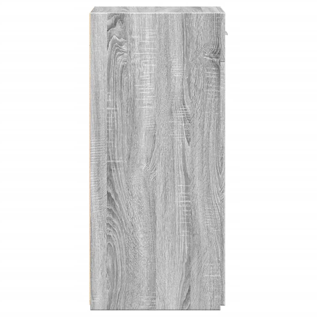 Sideboard, gray oak, 40x42.5x93cm, engineered wood