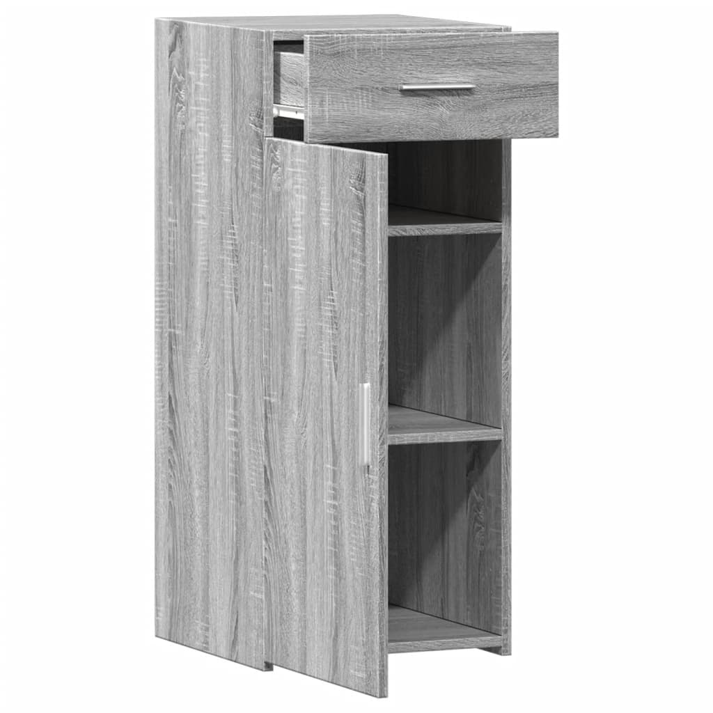 Sideboard, gray oak, 40x42.5x93cm, engineered wood