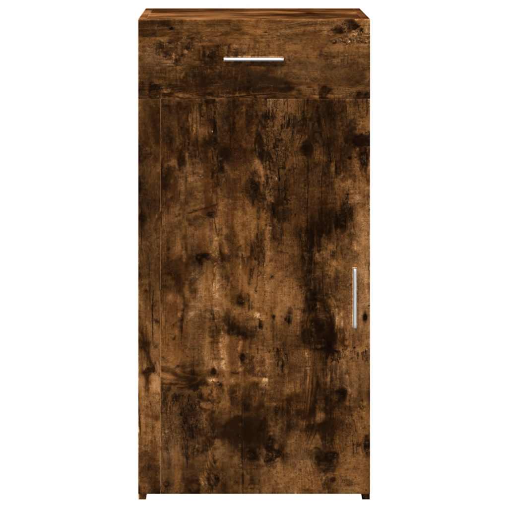 Side cabinet, smoked oak, 45x42.5x93cm, engineered wood