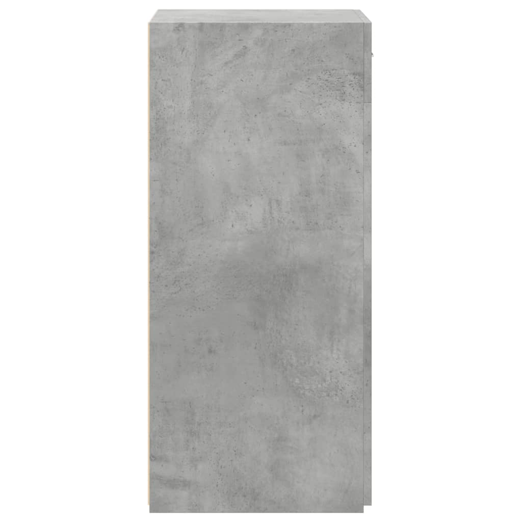 Sideboard, concrete grey, 50x42.5x93cm, engineered wood
