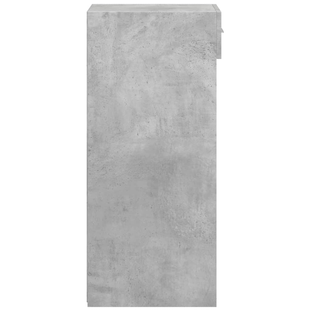 Side cabinet, concrete gray, 40x42.5x93cm, engineered wood