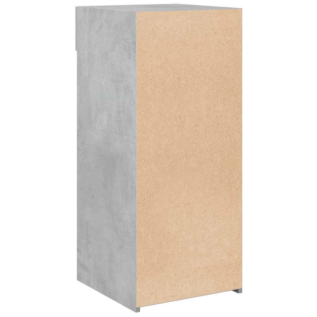 Side cabinet, concrete gray, 40x42.5x93cm, engineered wood