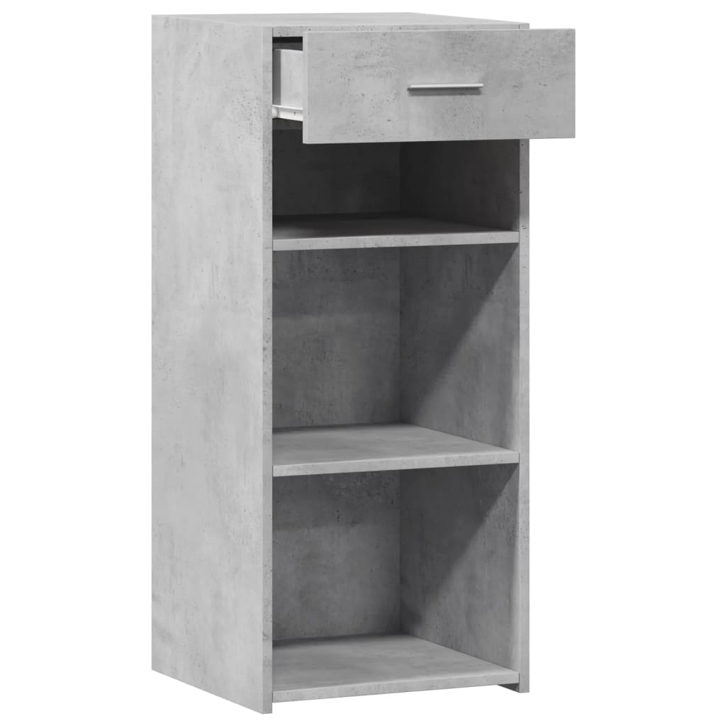 Side cabinet, concrete gray, 40x42.5x93cm, engineered wood