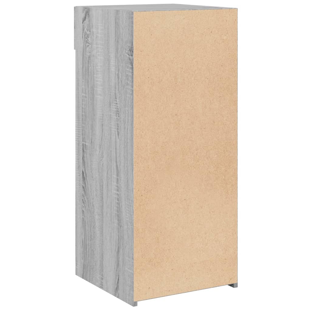 Sideboard, gray oak, 40x42.5x93cm, engineered wood