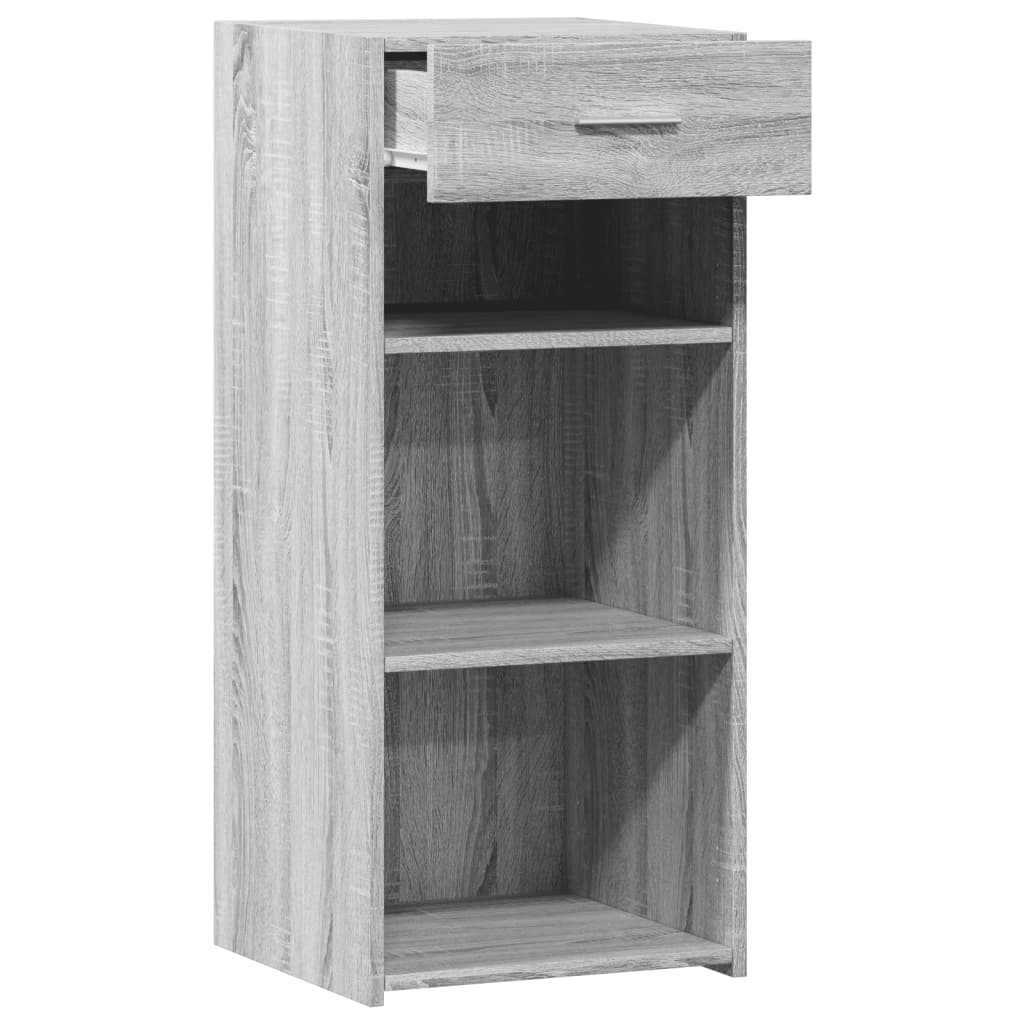 Sideboard, gray oak, 40x42.5x93cm, engineered wood