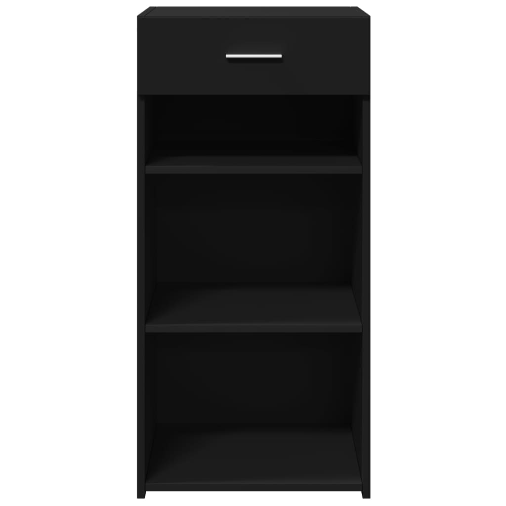 Sideboard, black, 45x42.5x93cm, engineered wood