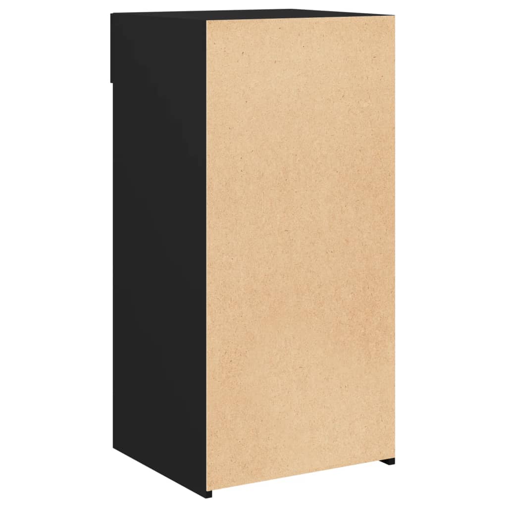 Sideboard, black, 45x42.5x93cm, engineered wood