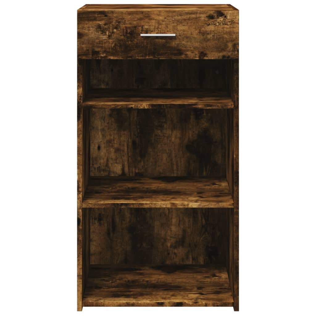 Side cabinet, smoky oak, 50x42.5x93cm, engineered wood