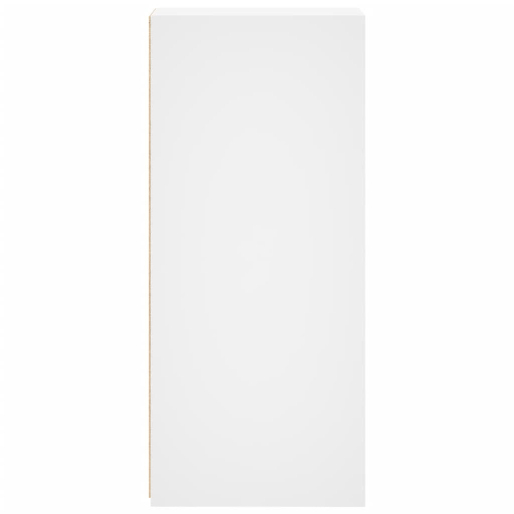 Šoninė spintelė, baltos spalvos, 30x41x93cm, apdirbta mediena