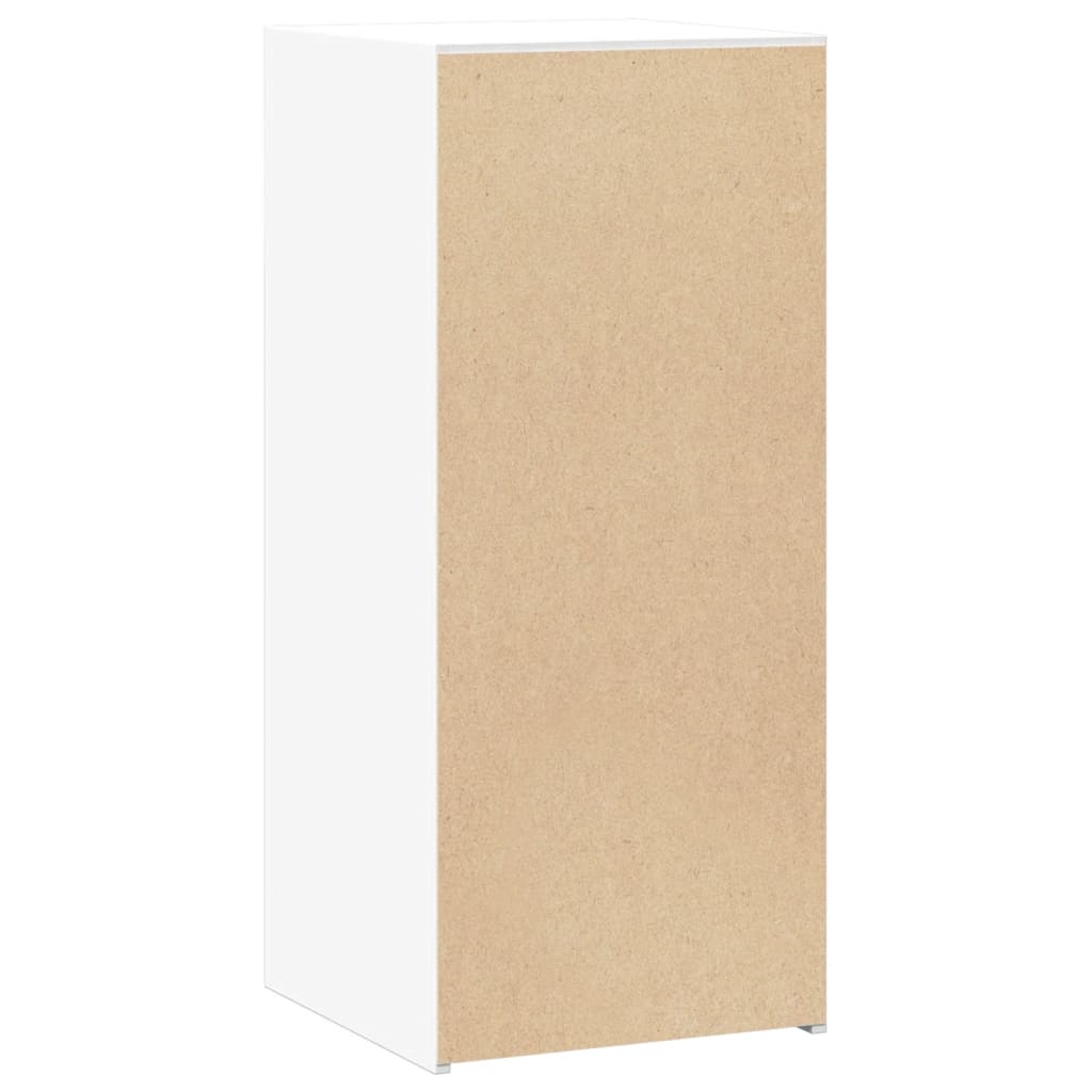 Side cabinet, white, 40x41x93cm, engineered wood