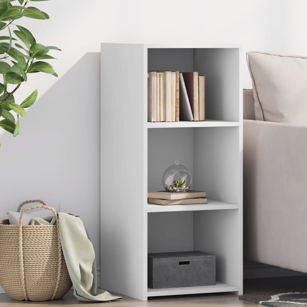 Side cabinet, white, 40x41x93cm, engineered wood