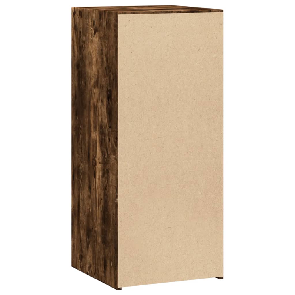 Sideboard, smoked oak, 40x41x93cm, engineered wood